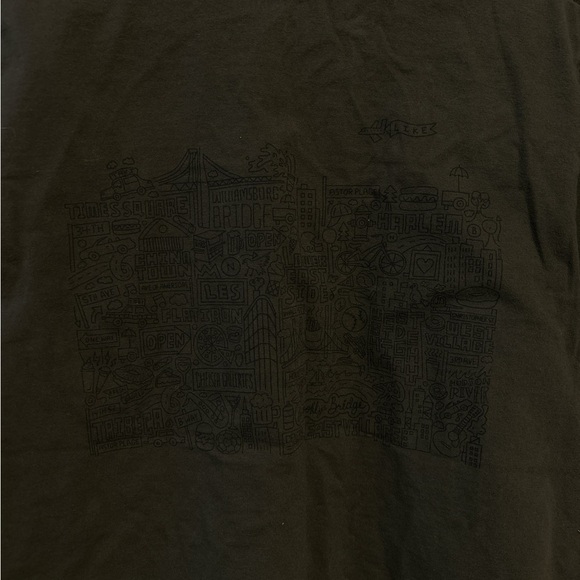 3 For 25| UNIQLO SPRZ NY Timothy Goodman Men's Olive Green T-Shirt Size M - Picture 5 of 5